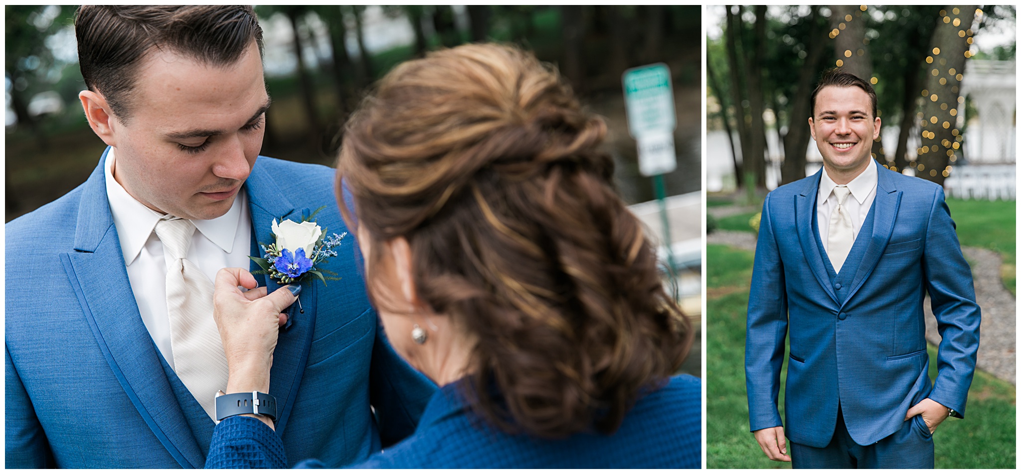 groom getting ready