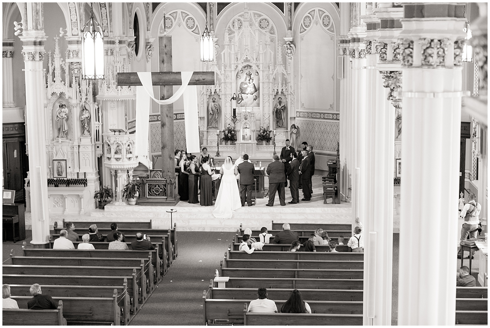St. Peter and Paul Church Wedding by Volkman Photography