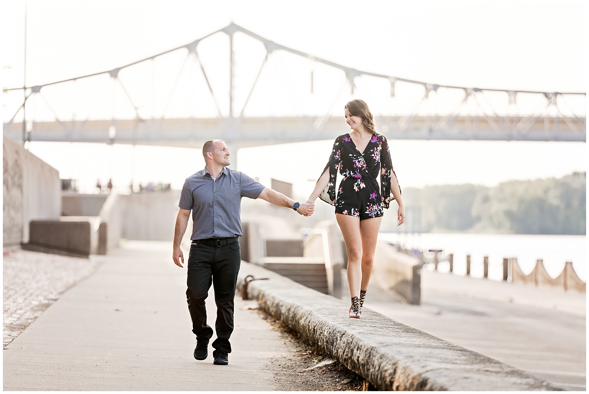 Levee Park Engagement Session