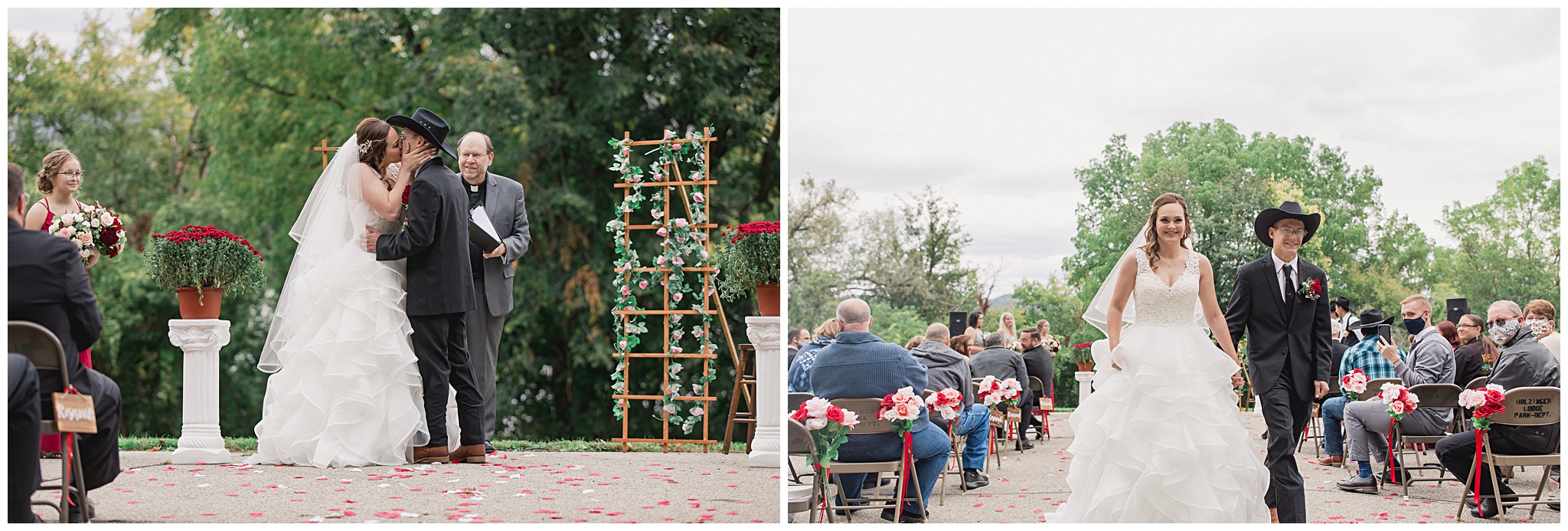 Holzing Lodge Wedding Winona, MN