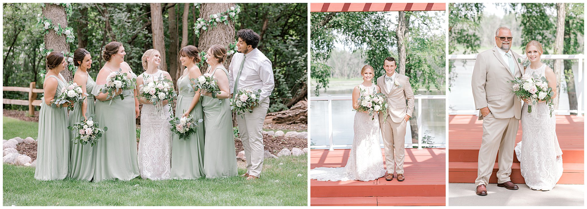 Celebrations on the River wedding by Volkman Photography