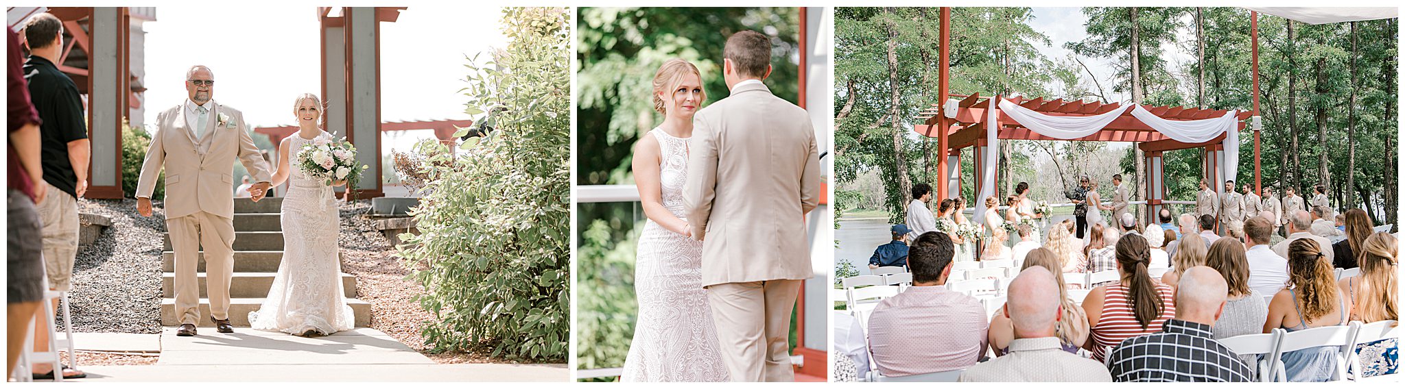 Celebrations on the River wedding by Volkman Photography