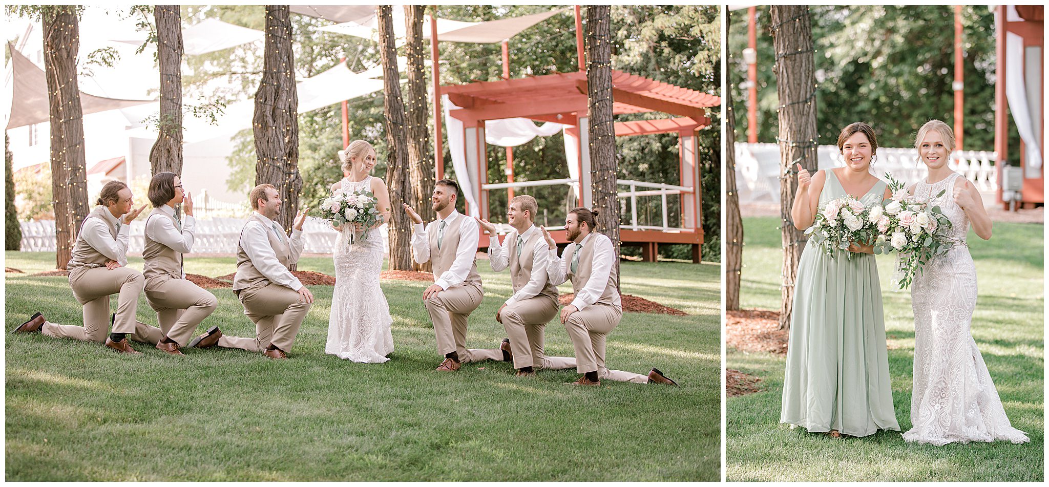 Celebrations on the River wedding by Volkman Photography