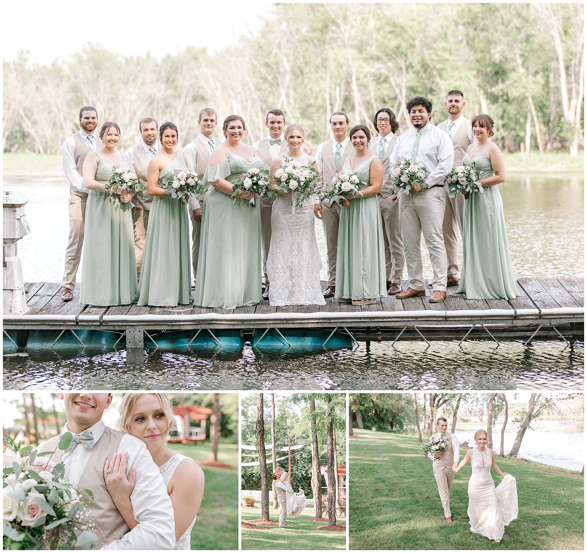 Celebrations on the River wedding by Volkman Photography