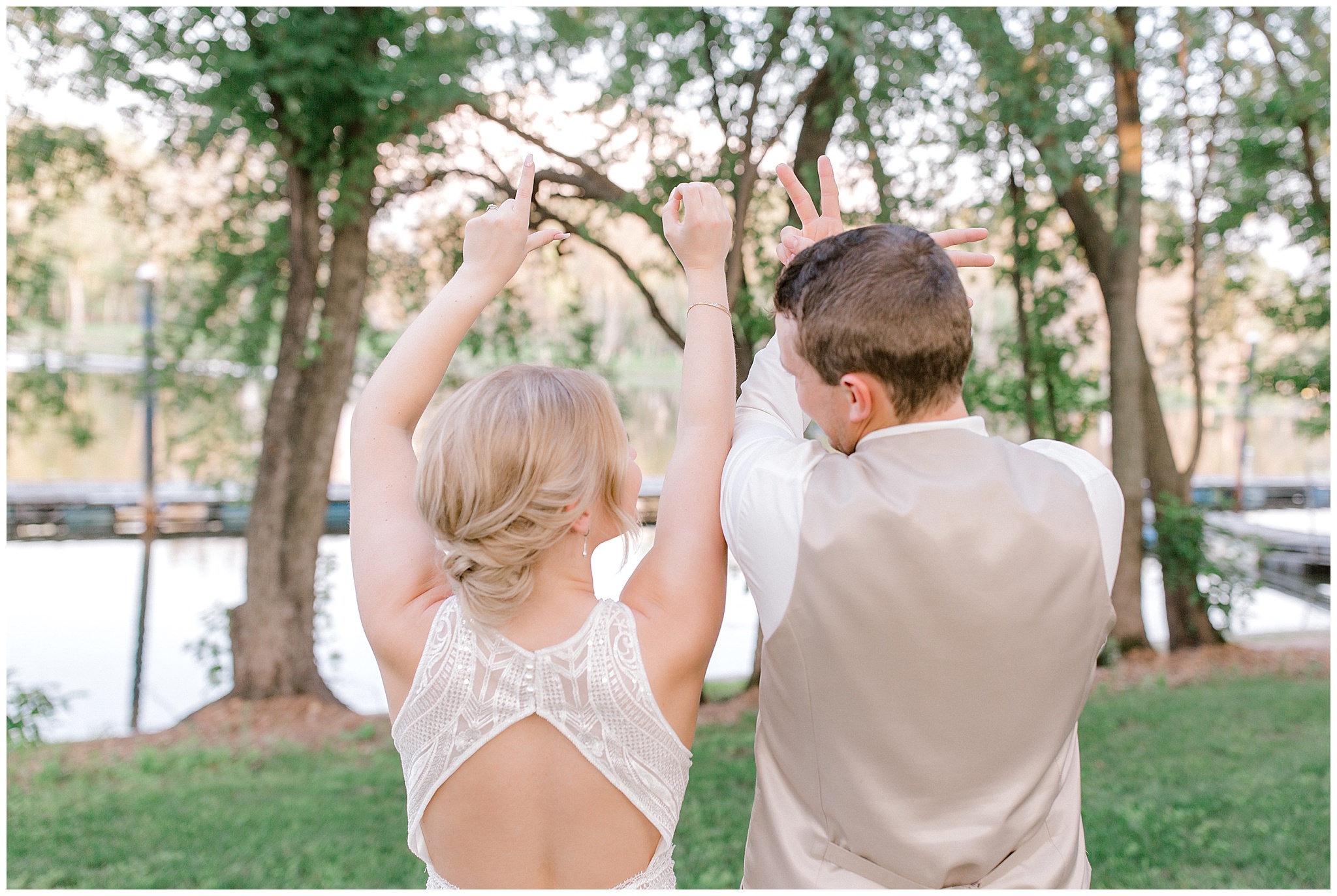 Celebrations on the River wedding by Volkman Photography