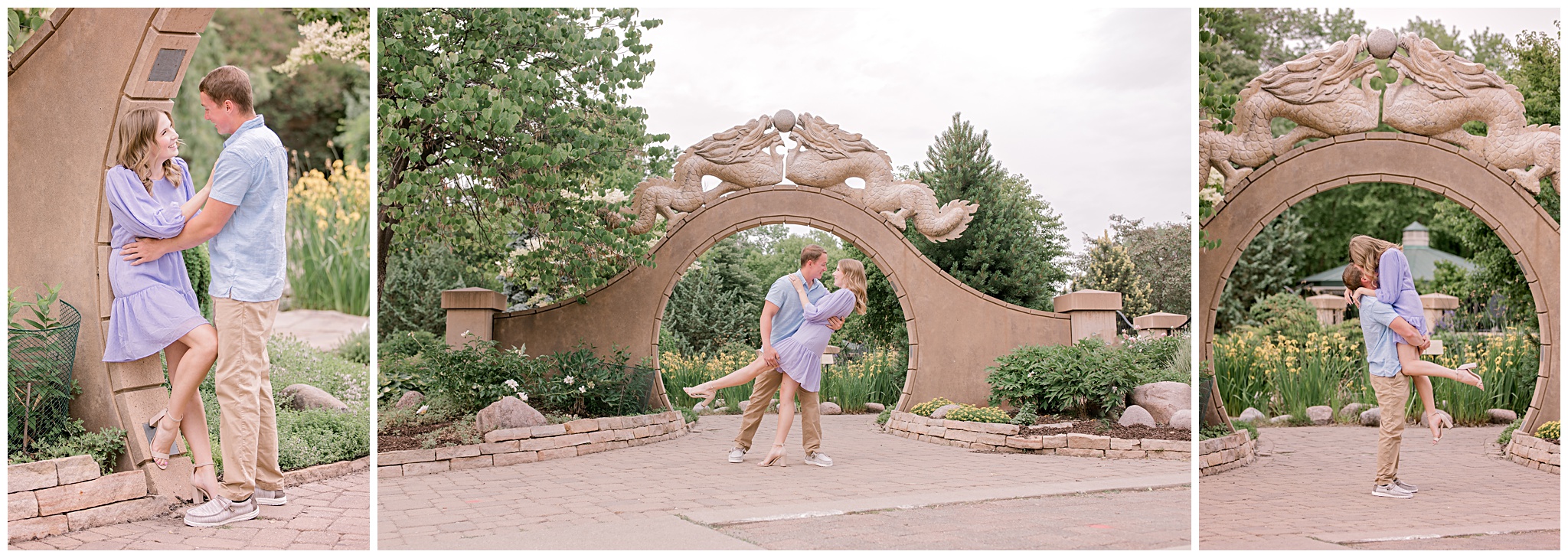 Nature-Inspired Engagement Session  La Crosse WI by Volkman Photography