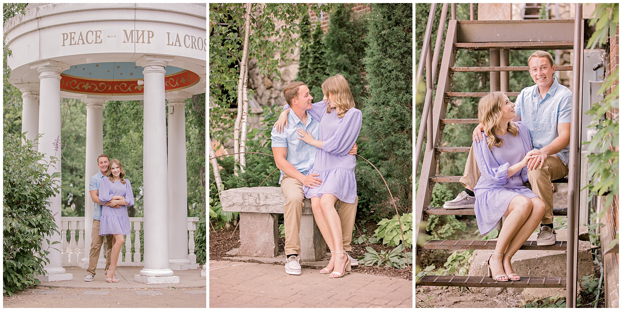 Nature-Inspired Engagement Session La Crosse WI by Volkman Photography