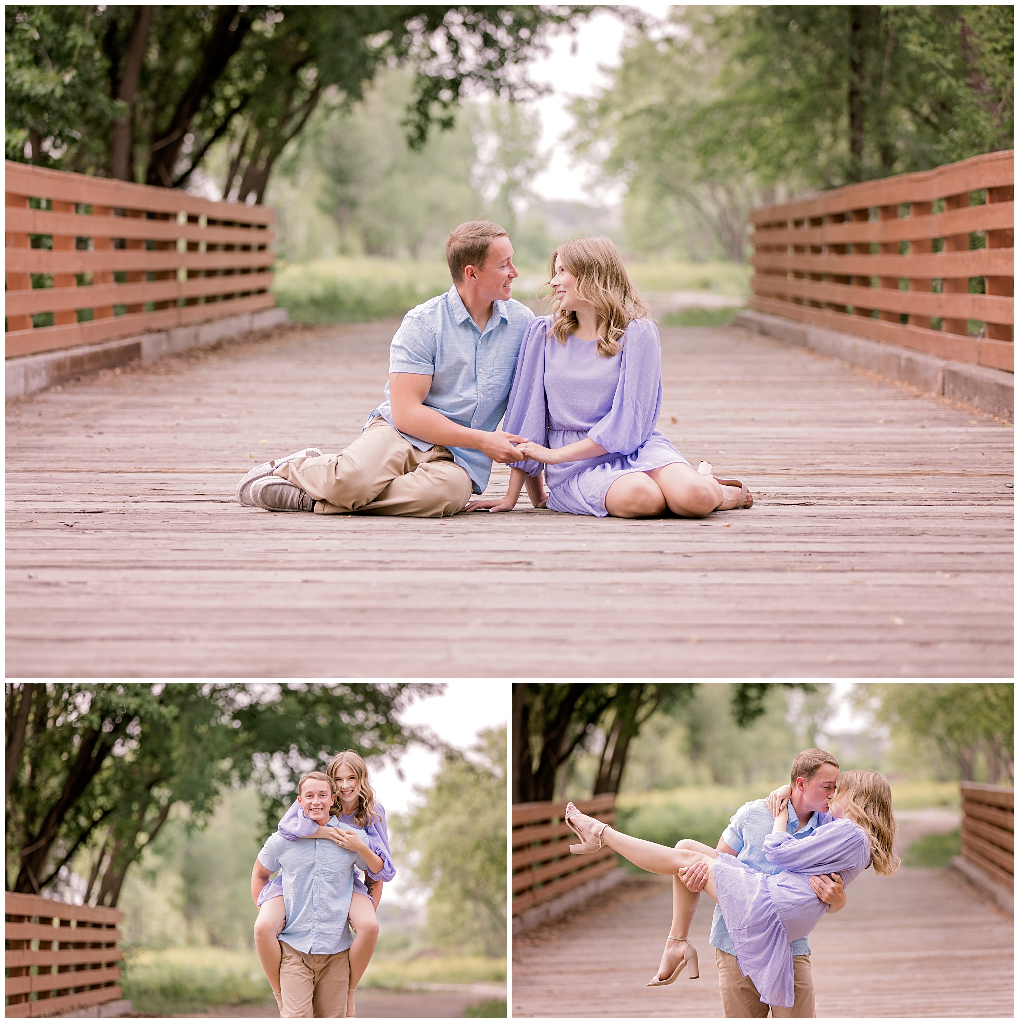 Nature-Inspired Engagement Session La Crosse WI by Volkman Photography