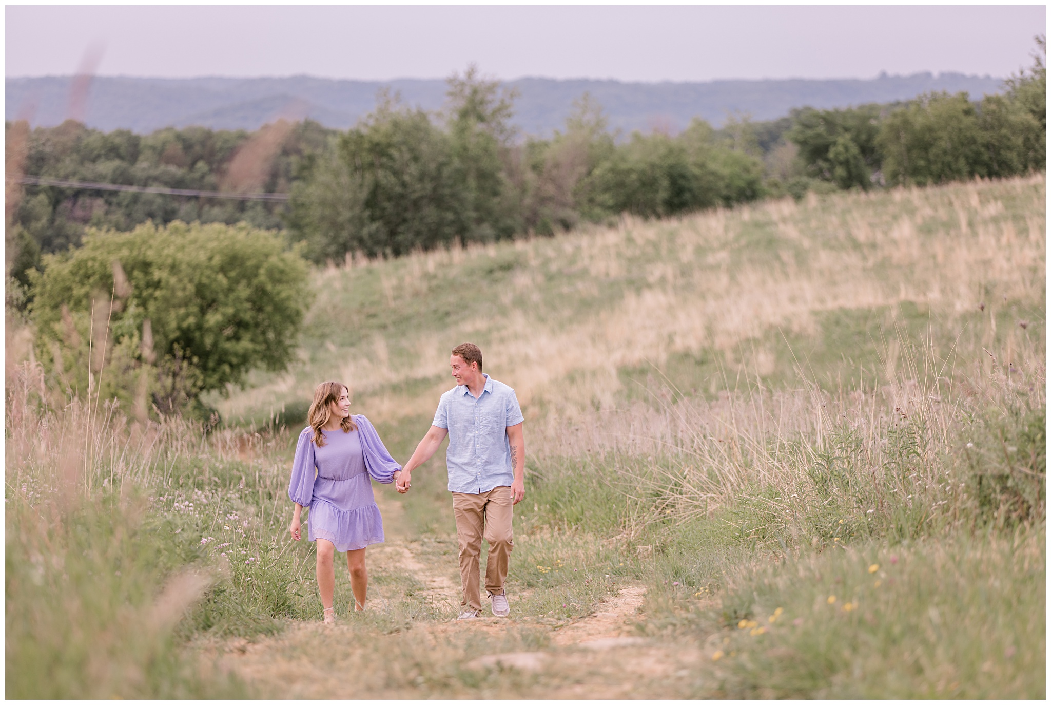 Nature-Inspired Engagement Session La Crosse WI by Volkman Photography